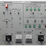 Roam Transport mass transit train control panel. MegaRail